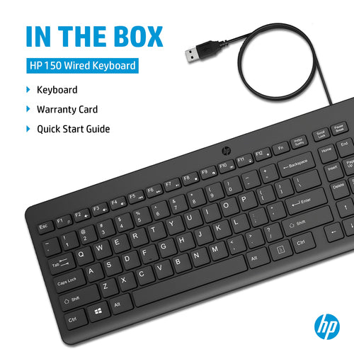HP 150 Wired Keyboard HP 150 Wired Keyboard